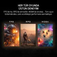 GAMEPOWER 24" LUNIS L10 FLAT  165Hz 1Ms IPS FHD Pivot Gaming Monitör (Sıfır Ölü Piksel Garantili)